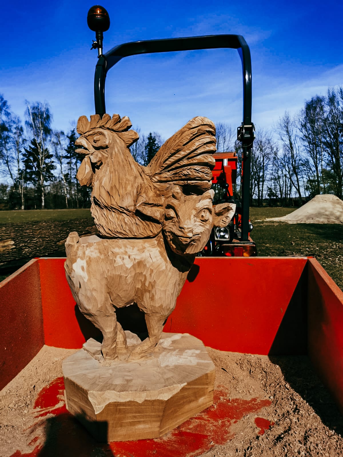 Kettensägen Skulptur