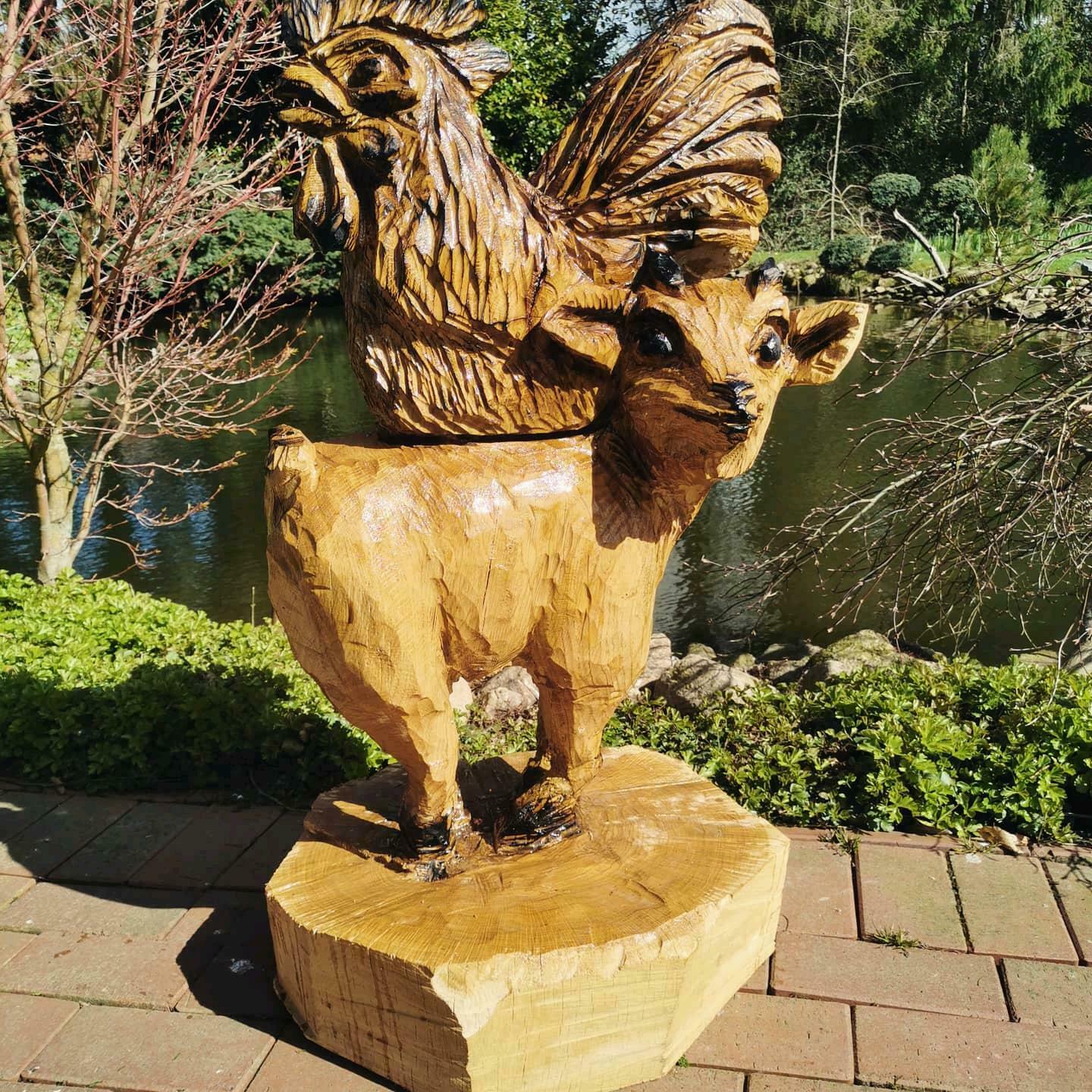 Kettensägen Skulptur – Bild 2